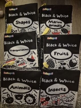 Dr. Rapeti High Contrast Infant Crinkle Books